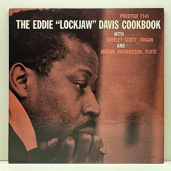 レコードメイン画像：レアな美品!! MONO 深溝 RVG刻印『EDDIE Lockjaw DAVIS Cookbook』Prestige 7141 w/Jerome Richardson, Shirley Scott, George Duvivier