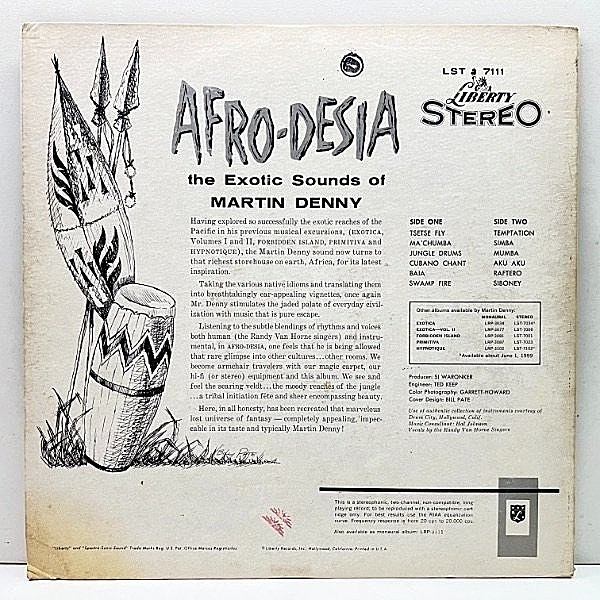 MARTIN DENNY / Afro-Desia (LP) / Liberty | WAXPEND RECORDS