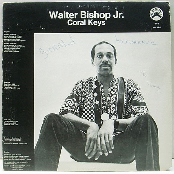 WALTER BISHOP JR. / Coral Keys (LP) / Black Jazz | WAXPEND RECORDS