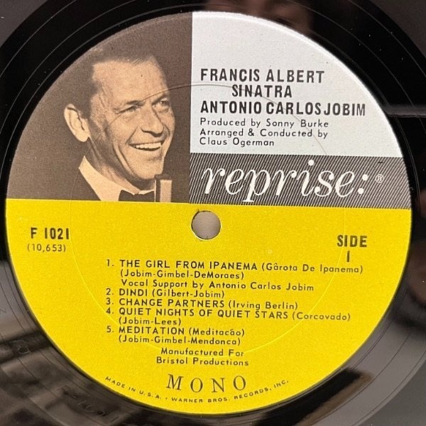 FRANK SINATRA / ANTONIO CARLOS JOBIM / Francis Albert Sinatra u0026 Antonio  Carlos | WAXPEND RECORDS