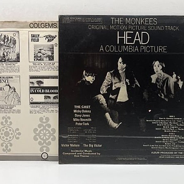 新品販売品 美盤!! USオリジナル 初回 銀ピカミラー仕様 MONKEES Head