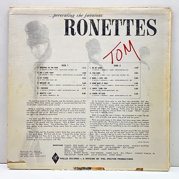 RONETTES / Presenting The Fabulous Ronettes Featuring Veronica (LP) /  Philles | WAXPEND RECORDS