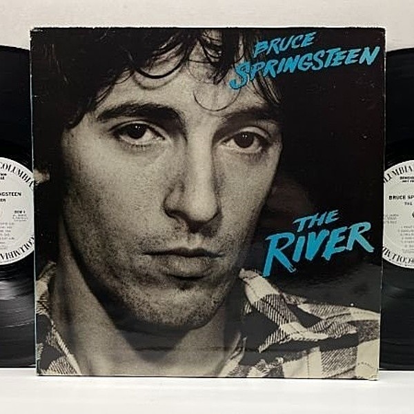 レコードメイン画像：白プロモ 2LP 初版 PC2規格 USオリジナル BRUCE SPRINGSTEEN The River ('80 Columbia) 歌詞シート／専用インナー 完品