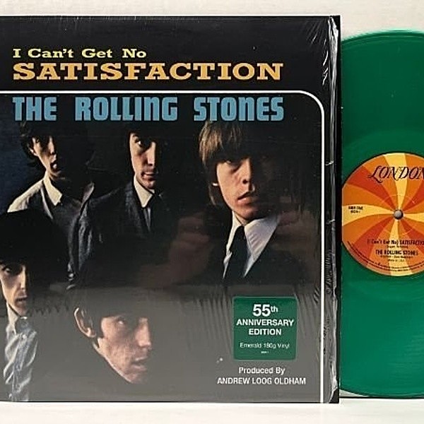 レコードメイン画像：シュリンク極美品!! 米 55周年限定盤 12インチ 180g カラーヴァイナル ROLLING STONES (I Can't Get No) Satisfaction ('20 London) 45RPM.