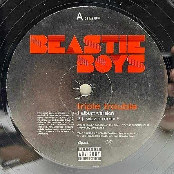 BEASTIE BOYS / Triple Trouble (12) / Capitol | WAXPEND RECORDS