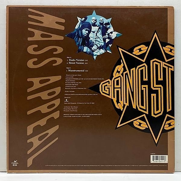 GANG STARR / Mass Appeal (12) / Chrysalis | WAXPEND RECORDS