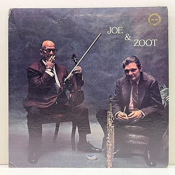 レコードメイン画像：良好盤!! USオリジナル JOE VENUTI & ZOOT SIMS ('74 Chiaroscuro) バイオリンの名手、ジョー・ヴェヌーティとズート・シムズの共演盤