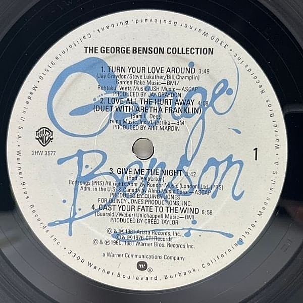 GEORGE BENSON / The George Benson Collection (LP) / Warner Bros 