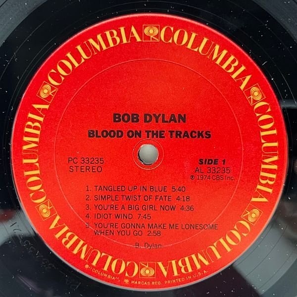 BOB DYLAN / Blood On The Tracks (LP) / Columbia | WAXPEND RECORDS
