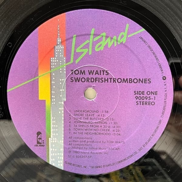 TOM WAITS / Swordfishtrombones (LP) / Island | WAXPEND RECORDS