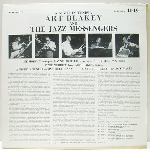 ART BLAKEY / JAZZ MESSENGERS / A Night in Tunisia (LP) / Blue Note