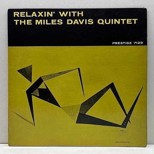 レコードメイン画像：MONO NJ黄ラベ 深溝 RVG刻印 コーティング MILES DAVIS Relaxin' (Prestige 7129) w/ John Coltrane, Red Garland, Paul Chambers