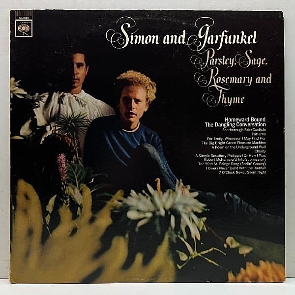 レコードメイン画像：良好盤!! MONO 初版 白抜き 360 2eye USオリジナル SIMON & GARFUNKEL Parsley, Sage, Rosemary And Thyme 傑作3rd. 初回 モノラル Lp