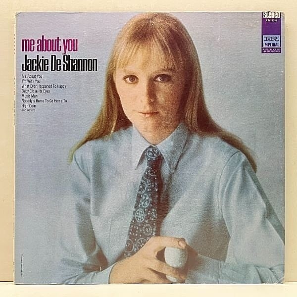 レコードメイン画像：USオリジナル 初版 2色ラベ JACKIE DeSHANNON Me About You ('68 Imperial) NICK DeCARO prod. キュートな上質ソフトロック粒揃い