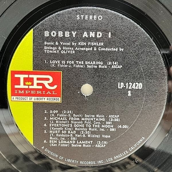 オファー bobby and i レコード