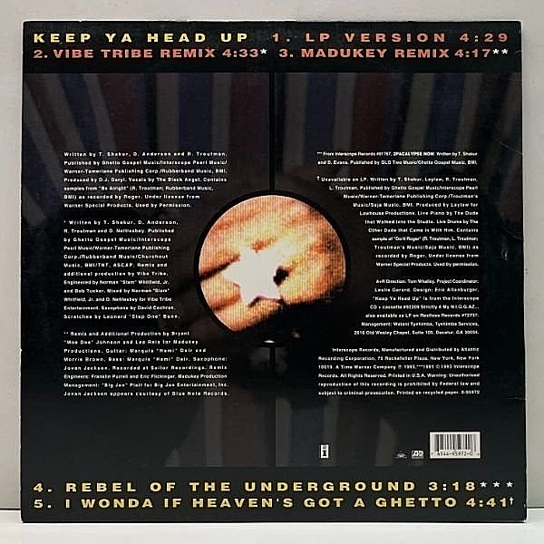 2PAC / Keep Ya Head Up (12) / Interscope | WAXPEND RECORDS