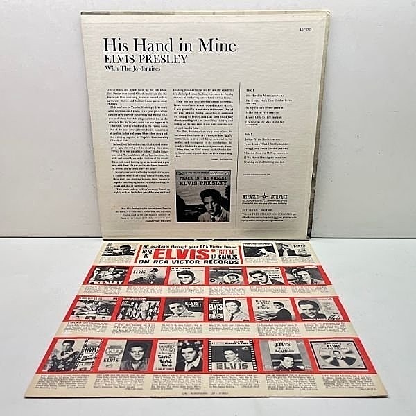 ELVIS PRESLEY / His Hand In Mine (LP) / RCA Victor | WAXPEND RECORDS