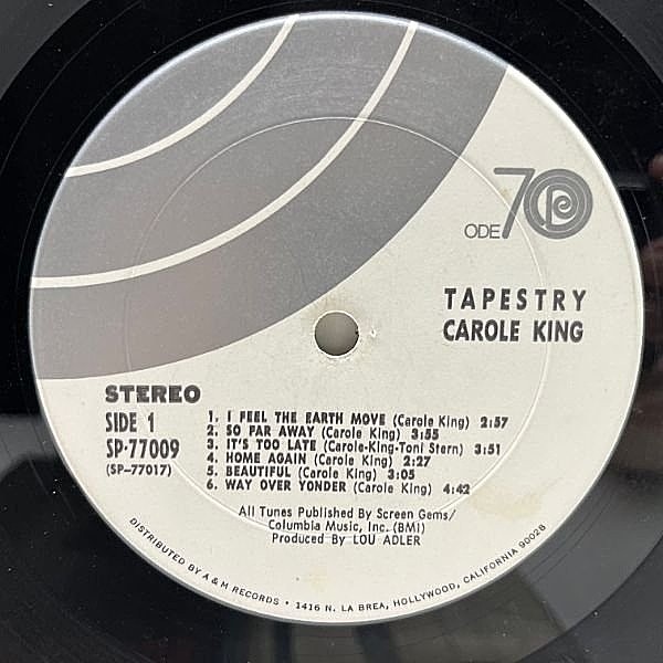 CAROLE KING / Tapestry (LP) / ODE | WAXPEND RECORDS