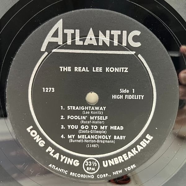 LEE KONITZ / The Real Lee Konitz (LP) / Atlantic | WAXPEND RECORDS