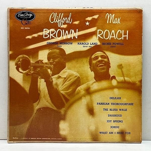 CLIFFORD BROWN / MAX ROACH / Clifford Brown & Max Roach (LP) / EmArcy |  WAXPEND RECORDS