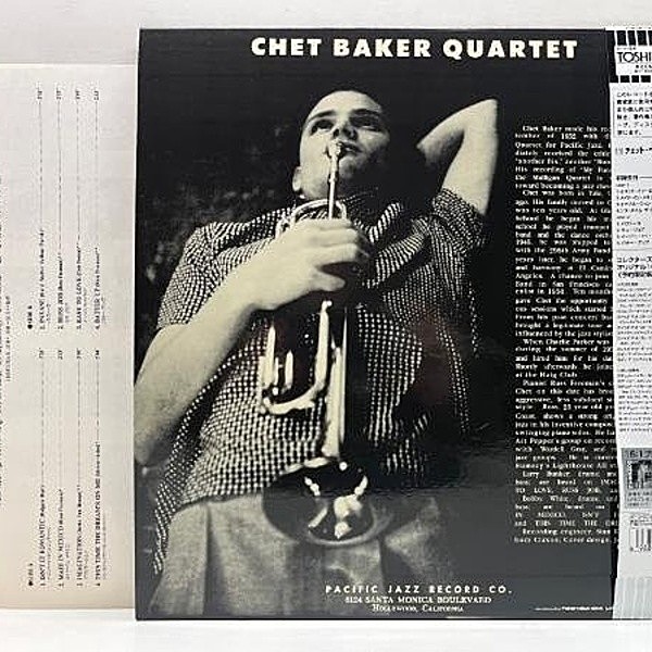 CHET BAKER QUARTET Featuring 安い Russ Freeman (DG,FLAT,黒ラベル,額縁,Carson Smith,Larry  Bunker,Pacific Jazz)