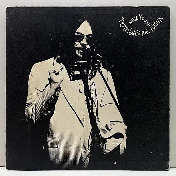 レコードメイン画像：USオリジナル 初版 黒ツヤ 粗ざらジャケ NEIL YOUNG Tonight's The Night ('75 Reprise) ニール・ヤング 今宵その夜 米 初回 LP