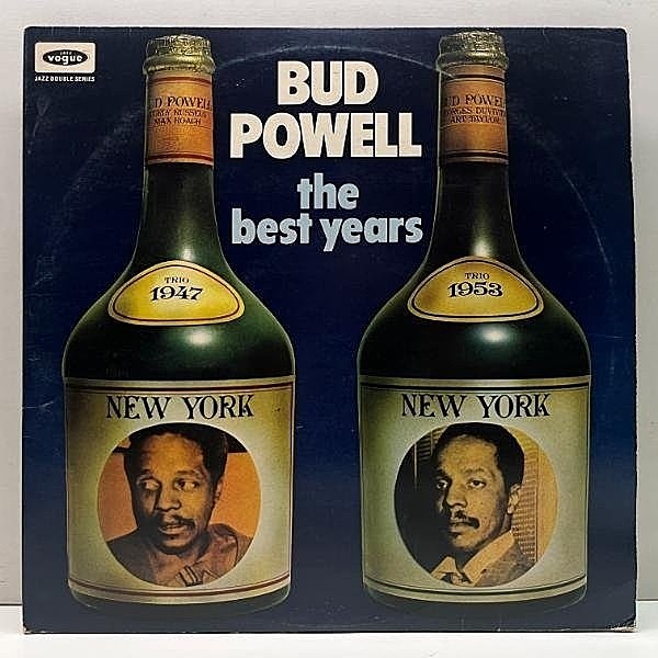 レコードメイン画像：【名演を網羅した2枚組ベスト】UKプレス BUD POWELL The Best Years (Vogue VJD 546) 仏・英リリースのみ 2LP バド・パウエル