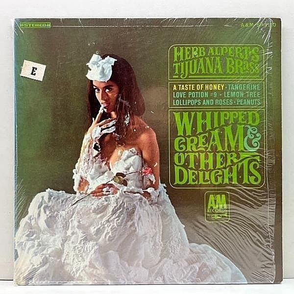 レコードメイン画像：シュリンク良好!Cut無し! US初期プレス HERB ALPERT & Tijuana Brass Whipped Cream (A&M) オールナイトニッポンのテーマ