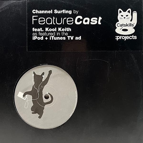 レコードメイン画像：UKプレス 12インチ FEATURE CAST Channel Surfing (Catskills) KOOL KEITH 参加 激ファンキーなアッパーBIG BEAT 45RPM.