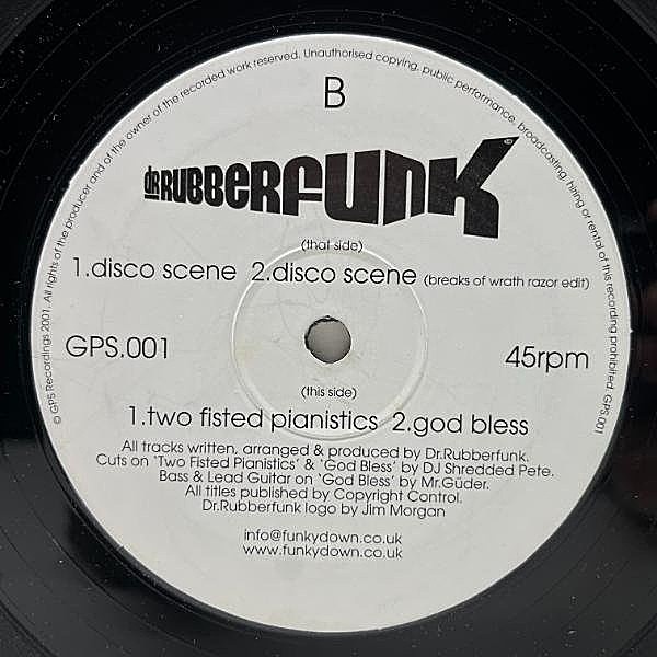 レコードメイン画像：【演奏が重厚なオルガンJAZZYブレイク／サイケFUNK収録】UKプレス 12インチ DR. RUBBERFUNK Disco Scene ハッピーPARTYチューン！