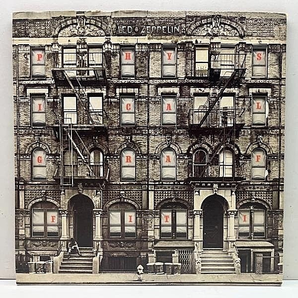 レコードメイン画像：良好品!! 2LP 初版 W無し USオリジナル LED ZEPPELIN Physical Graffiti ('75 Swan Song) 特殊ジャケ 米 初回プレス ROCKEFELLER