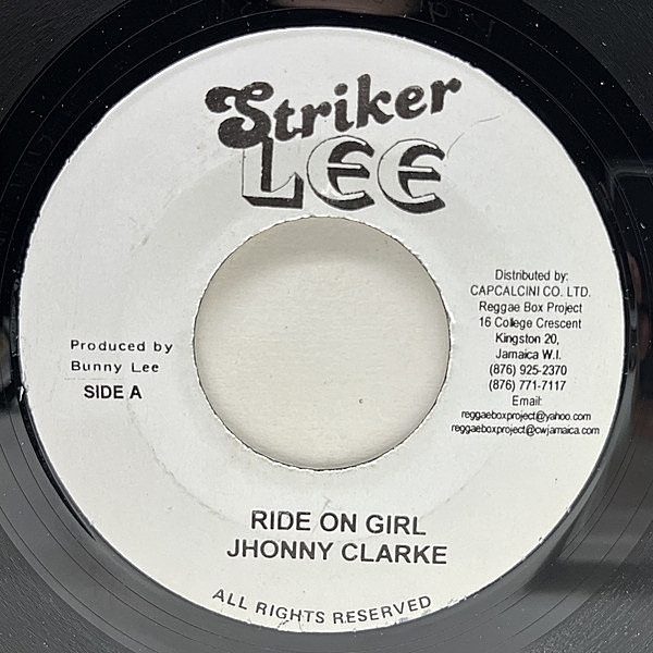 レコードメイン画像：Roots Classic【w/ KING TUBBY】美盤!! JAプレス JOHNNY CLARKE Ride On Girl (Striker Lee) The Aggrovators ジョニー・クラーク 名作