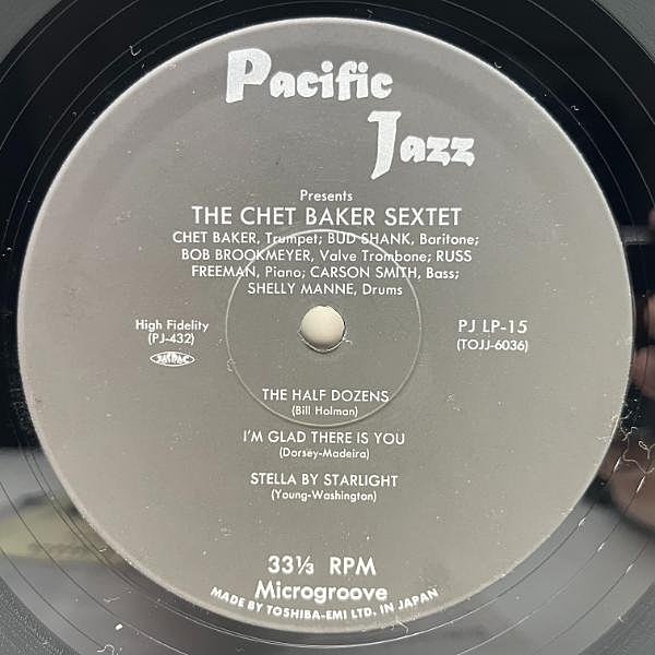 CHET BAKER / Chet Baker Sextet (LP) / Pacific Jazz | WAXPEND RECORDS