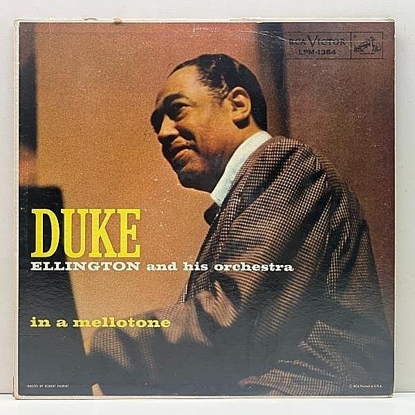 レコードメイン画像：USオリジナル MONO 初版 銀文字 ニッパー犬 DUKE ELLINGTON In A Mellotone ('56 RCA Victor) BEN WEBSTER, JIMMY BLANTON ほか