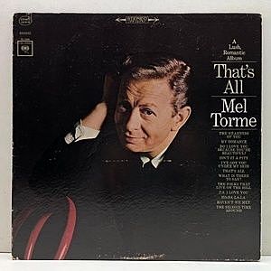 レコード画像：MEL TORME / That's All