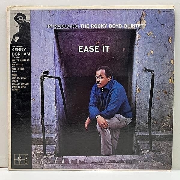 レコードメイン画像：極美盤!!【MONO】ROCKY BOYD QUINTET Ease It (Jazztime) w/ Kenny Dorham, Walter Bishop Jr., Ron Carter モノラル JPN 70'sプレス