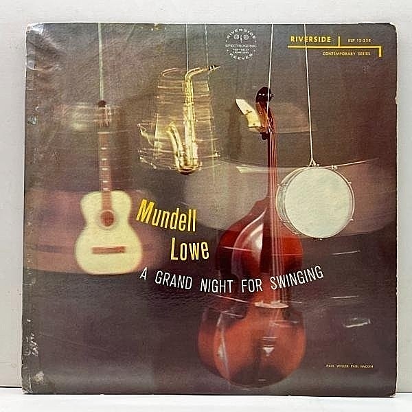 レコードメイン画像：USオリジナル MONO 初版 白ラベ 深溝 MUNDELL LOWE A Grand Night For Swinging ('57 Riverside) w/ GENE QUILL, BILLY TAYLOR TRIO