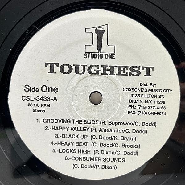 レコードメイン画像：【超絶ニッチな玄人向け・秘蔵の頑丈DUB集】良好!! USプレス VARIOUS Toughest (Studio One) オブスキュアな絶対的KILLERのみのコンピ