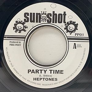 レコード画像：HEPTONES / BOBBY KALPHAT / Party Time / Zion Hill