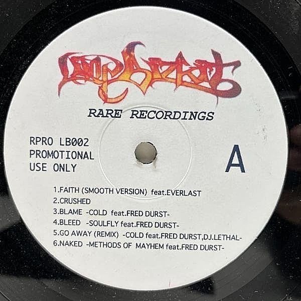 レコードメイン画像：【LIVE & DEMO 秘蔵レア音源集】プロモ 良好!! LIMP BIZKIT Rare Recordings (Unofficial) 1st.『Three Dollar Bill, Yall$』貴重デモ音源