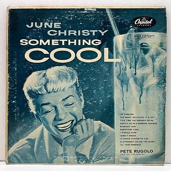 レコードメイン画像：MONO ターコイズ US初期プレス JUNE CHRISTY Something Cool ('55 Capitol) クール・クリスティ 最高傑作 米 モノラル LP