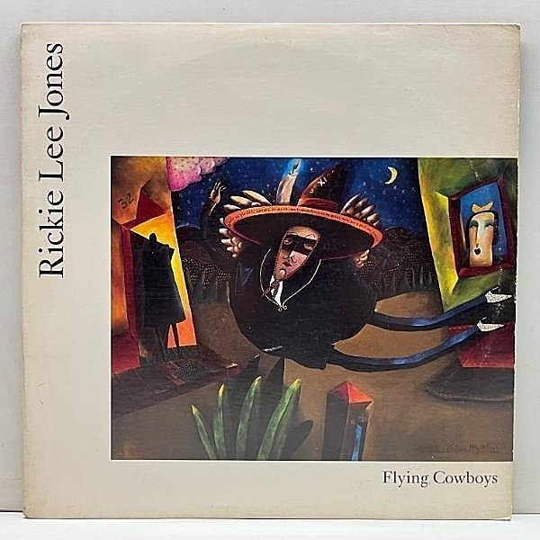 レコードメイン画像：'89年 希少アナログ USオリジナル RICKIE LEE JONES Flying Cowboys (Geffen GHS 24246) 米プレス LP 手書きPrecision, 手書きDMM刻印