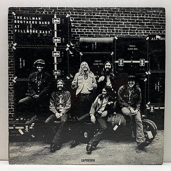 レコードメイン画像：十分概ね良好!!【ATGP刻印／初版BROADWAY／PINKラベル】2LP 米 USオリジナル ALLMAN BROTHERS BAND At Fillmore East ('71 Capricorn)