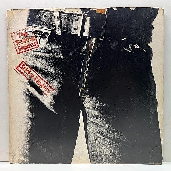 レコードメイン画像：希少 概ね良好!! UKオリジナル PROMOTONE表記なし 手書きTML刻印 ROLLING STONES Sticky Fingers (COC 59100) マトA3・B4 特殊 Zipper 仕様