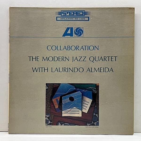 レコードメイン画像：良好!! 黒ファン 3色 USオリジナル MODERN JAZZ QUARTET With LAURINDO ALMEIDA Collaboration (Atlantic SD 1429) 米 初回プレス