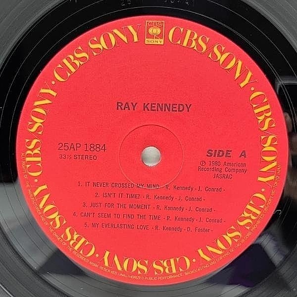 RAY KENNEDY / Same (LP) / CBS・Sony | WAXPEND RECORDS