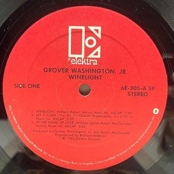 GROVER WASHINGTON JR. / Winelight (LP) / Elektra | WAXPEND RECORDS