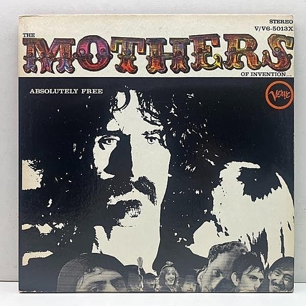 レコードメイン画像：レアな美盤!! 初版 T字青ラベル USオリジナル THE MOTHERS OF INVENTION Absolutely Free ('67 Verve) FRANK ZAPPA フランク・ザッパ