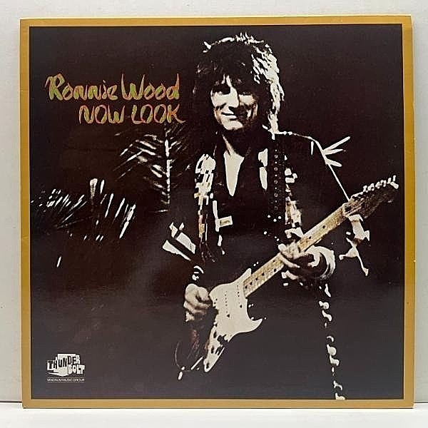 レコードメイン画像：美品!! UKプレス RONNIE WOOD Now Look ('87 Thunderbolt) BOBBY WOMACK, KEITH RICHARDS 参加 ANN PEEBLES カヴァー ほか 2nd.アルバム LP