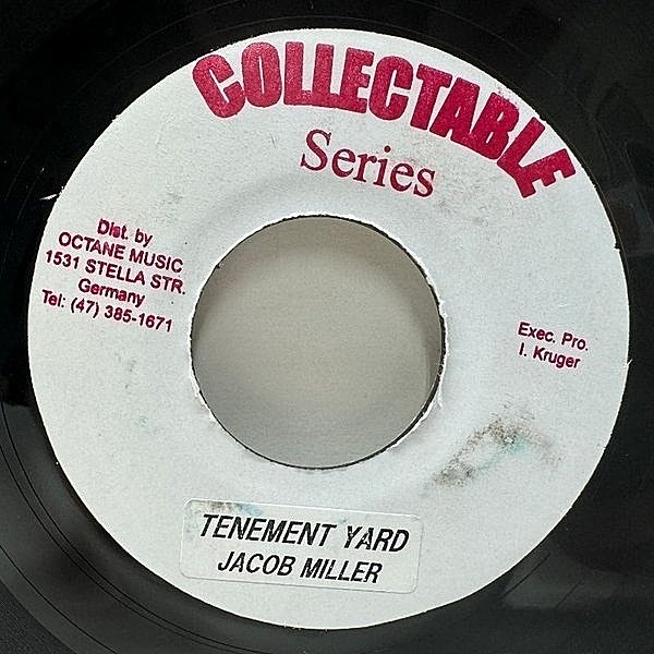 レコードメイン画像：JAプレス 7インチ JACOB MILLER Tenement Yard (Collectable) 映画 ROCKERS サントラ ミッドな分厚さと濃厚さのルーツ名曲 45RPM.